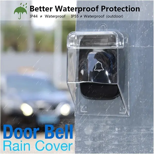 Rain Cover Tutup Pelindung Bel Pintu Rumah Wireless Door Bell Outdoor Anti Hujan