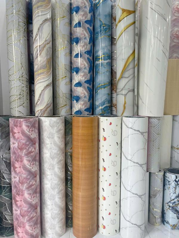  Cuộn 1,2x3m Xốp THP vân đá phủ nhựa PVC cao cấp trang trí nhà đẹp dán tường sang trọng 