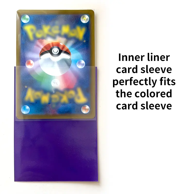 1 Pack 100pcs Pokemon OEMPerfect Fit Inner Sleeves Top Load Standard Pokemon MTGDigimon [In Stock]