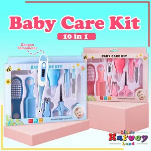 BABY CARE NAIL KIT SET Alat Perawatan Bayi 10in1 Sisir Gunting Bayi Hadiah Lahiran Newborn Gift COD
