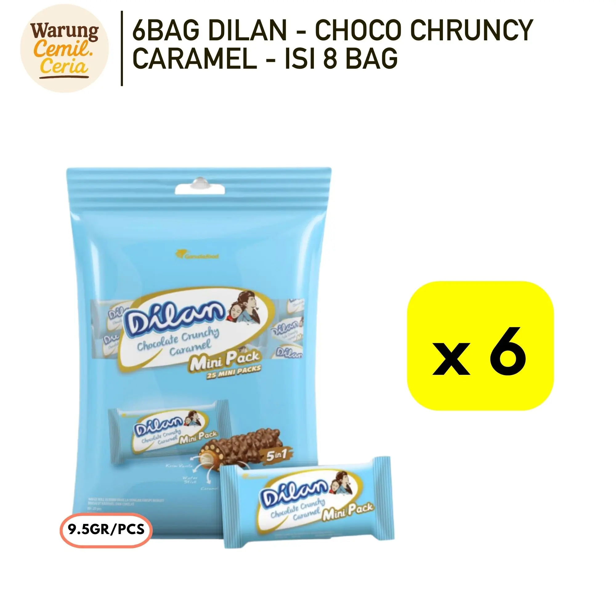 6 bag dilan choco crunch