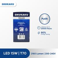 Gambar SHUKAKU LAMPU LED T70 15 Watt Cahaya putih 6500K E27 dari SHUKAKU Official Store Kota Administrasi Jakarta Utara 3 Tokopedia