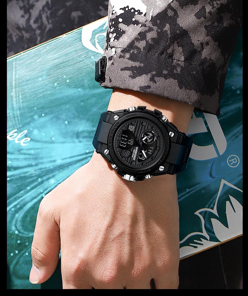 Product Introduction of Fashion electronic watch 3c digital display waterproof luminous accurate timing watch 35