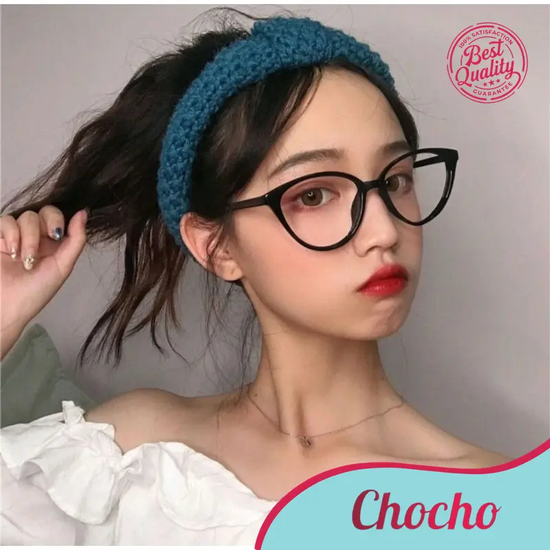 PL-AR002 "PROMO"Kacamata Korea Wanita Anti Radiasi Photocromic Wanita Fashion Cat Eye Eyeglasses