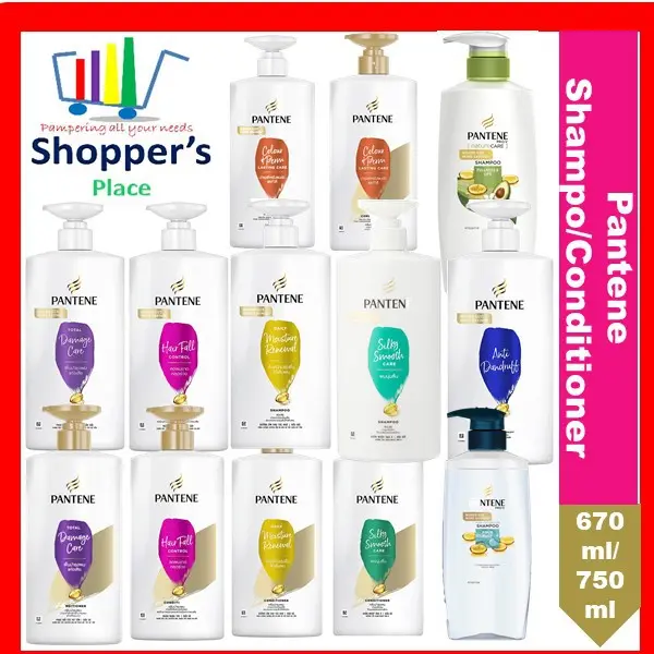 【Pantene】Pro-V Shampoo 750ml/680ml /Conditioner 670ml/680ml