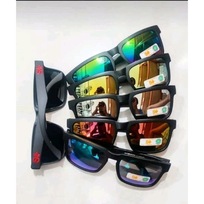 Kacamata hitam keren anti UV S+ cocokBuat mancing dan berkendara  COD Eyewear Sunglasses Pria Frame Lensa Dewasa 7