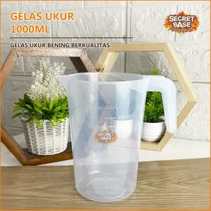 [COD] GELAS UKUR 1000ML - Gelas Takar / Cangkir Cup / Teko Air Minum 1 Liter / Water Jug Kitchenware