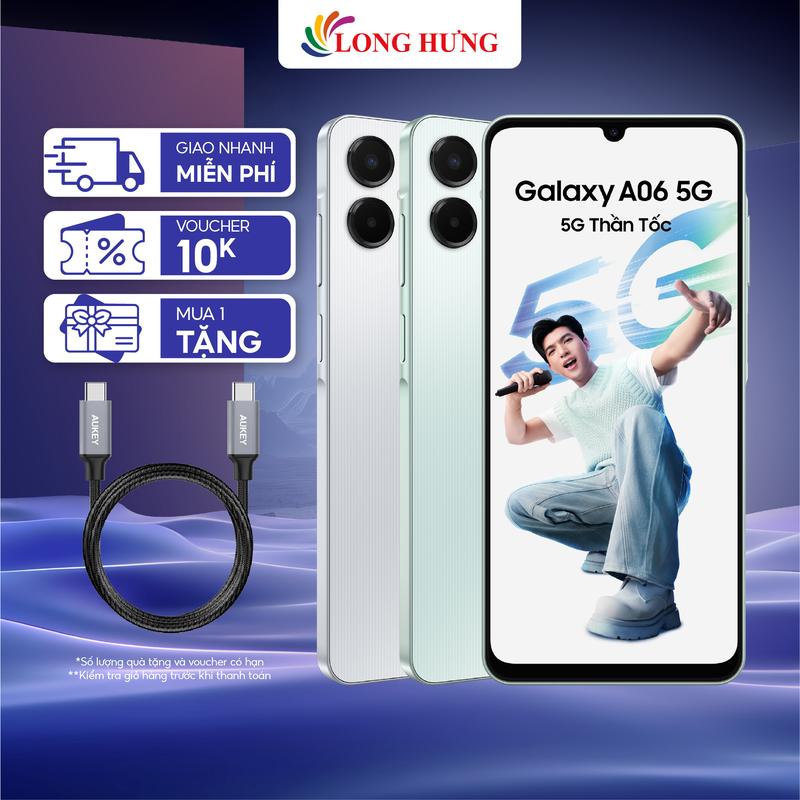 Điện thoại Samsung Galaxy A06 5G - Hàng chính hãng