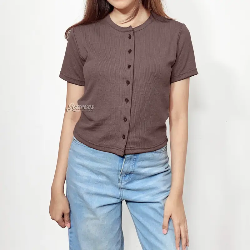 SEKAR TOP BLOUSE / ATASAN CROP SANTAI WANITA / SOURCES INDONESIA 1