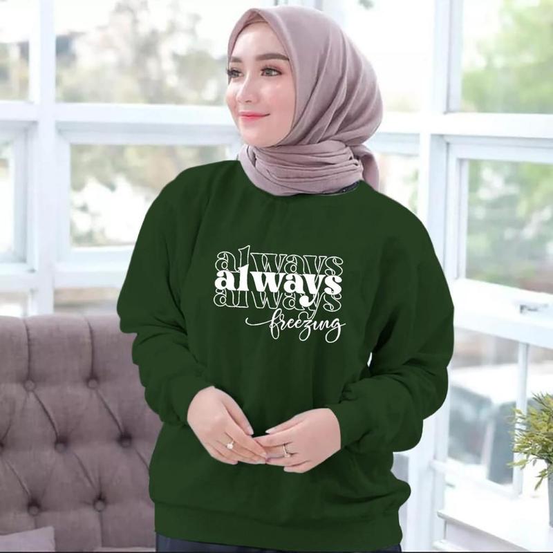 BAJU AL WAYS TERBARU - KAOS DISTRO WANITA KEREN LENGAN PANJANG TERLARIS 6