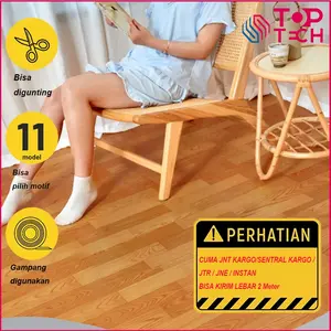 Toptech - KARPET LANTAI VINYL GULUNGAN TEBAL 0.7 MM 50CM| LEBAR METERAN 2 M