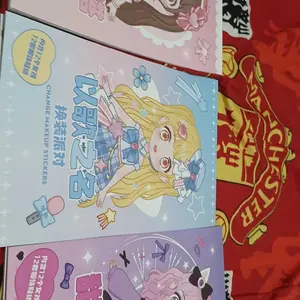 FIVEVOO Buku Stiker Diy/ Stiker Dress Up Book/ Buku Sticker Diy / Jadul Lucu Sticker Dress Up Book