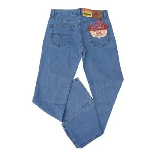 Celana Jeans Pria Standar Reguler 606 Denim Nyaman Panjang