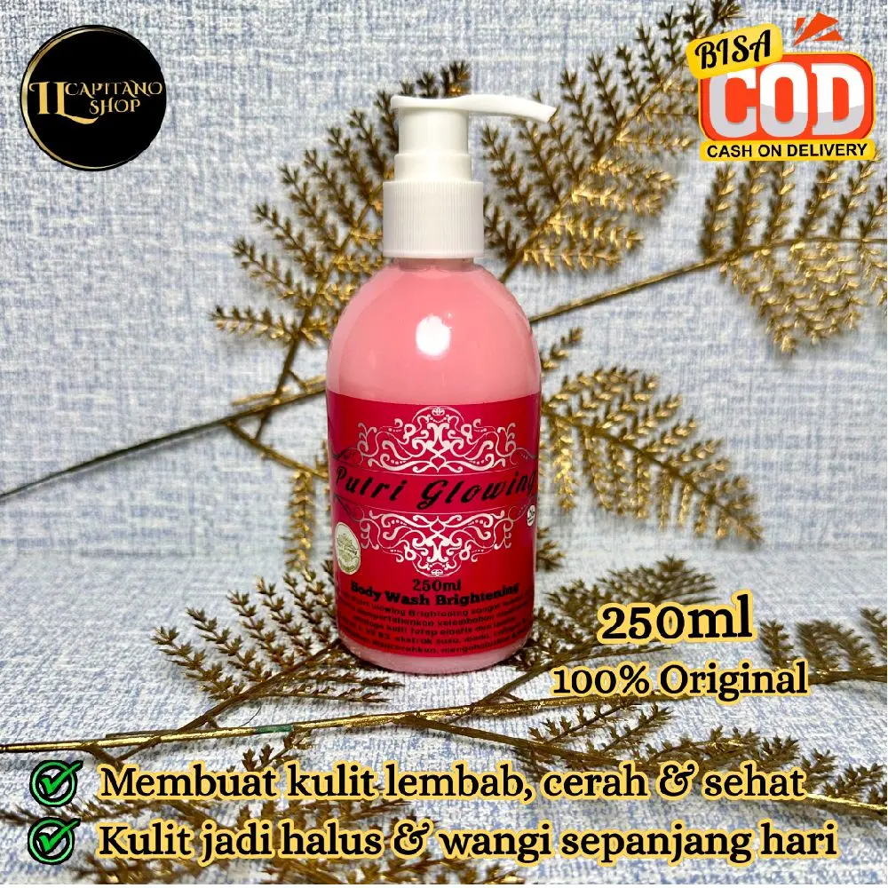 Body Wash Brightening Putri Glowing 250ml Original