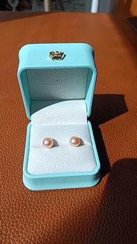 Product Review of [S925 Silver] Accessories; Freshwater Pearl Pink Stud Earrings, 7 - 8mm  13347 from J** 0