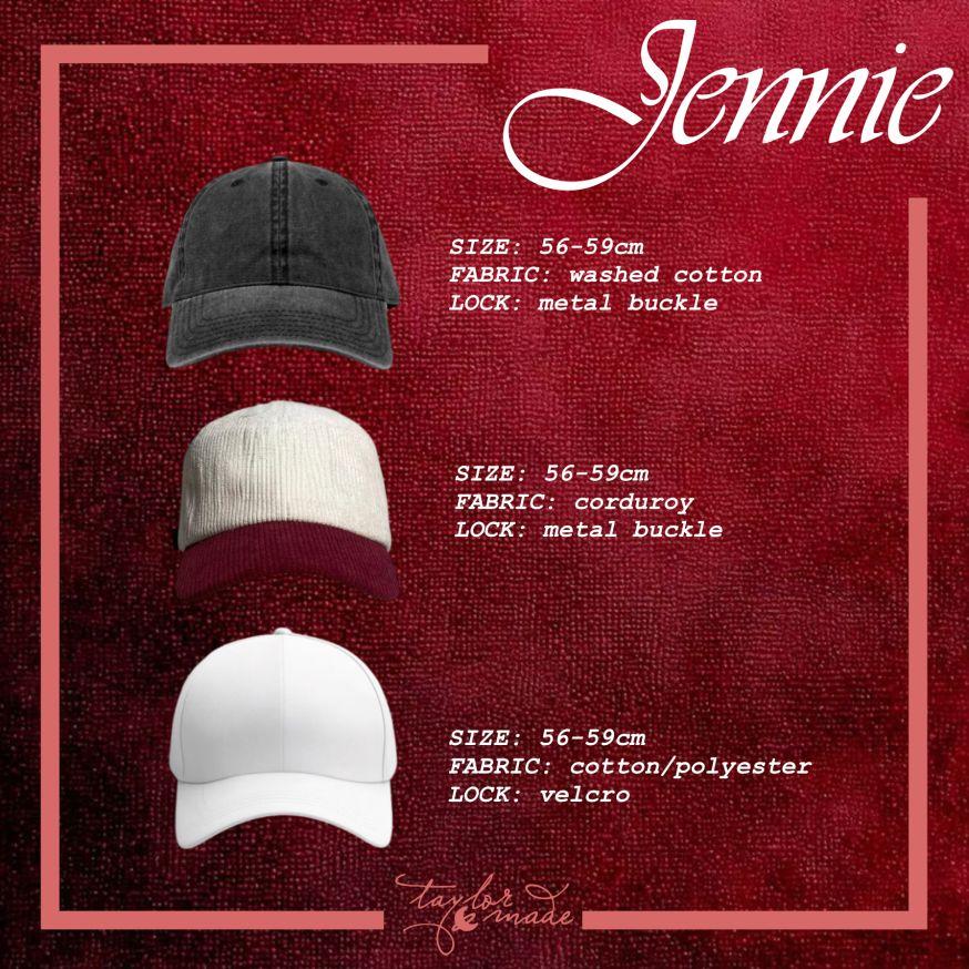 帽子 JENNIE BAR-Clava JENNIE RUBY ALBUM CAP | Jennie Blackpink vintage/corduroy/baseball
