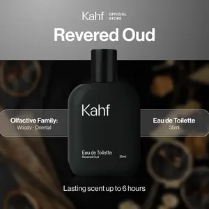 Kahf Eau de Toilette Revered Oud 35 ml - Parfum Pria Wangi Tahan Lama