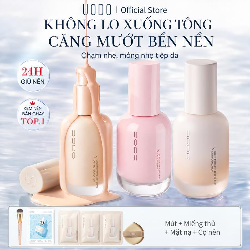 【live】Kem Nền UODO 2.0 Nâng Cấp Cho Da Khô, Phong Cách Làn Da Kem Tươi Mướt,…