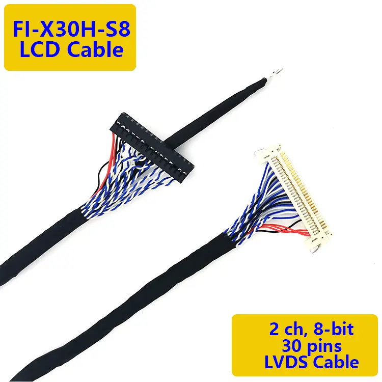 Kabel LVDS 8-bit, FIX-30 Pin, 2ch, untuk pengawal panel LCD - TikTok ...