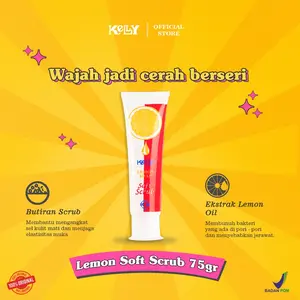 [BEST SELLER] Kelly Lemon Soft Scrub 75gr Original BPOM