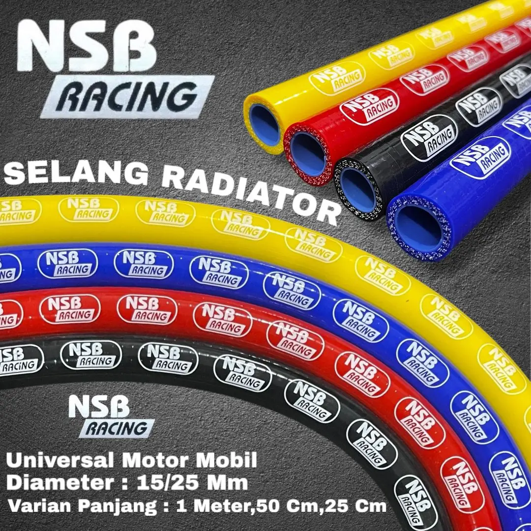 SLANG RADIATOR NSB PANJANG 50CM TEBAL IMPORT SCOOPY VARIO NMAX BEAT PCX SONIC DLL UNTUK MOTOR MOBIL