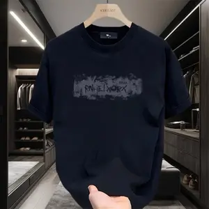 T-shirt Distro Trendy Lengan Pendek Bahan Katun Premium Sablon Digital Printing Pola Gambar Bagian Depan Kaos Oblong Warna Hitam Putih Distro Baju