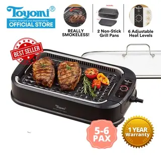 TOYOMI Electric Smokeless BBQ Model: BBQ 2002
