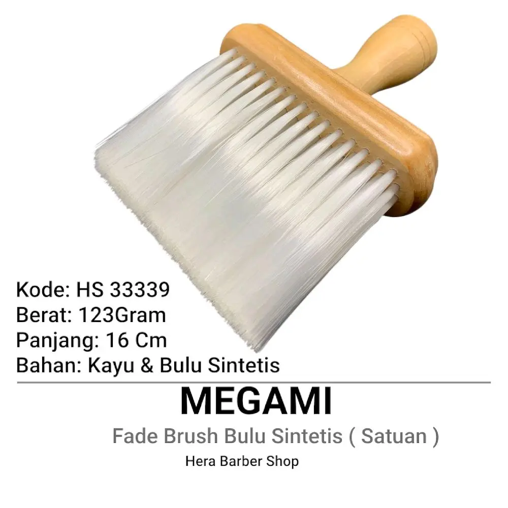 Fade Brush Sikat Rambut Barber Salon Pangkas MEGAMI HS 33339