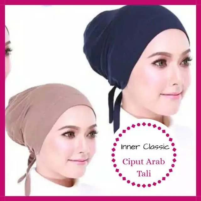 ciput arab murah / bandana iner arab tali bahan kaos turki Ciput tali/ciput kekinian