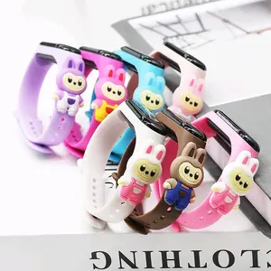 Jam Tangan Anak Karakter Labubu Digital Led Anti Air Kekinian Viral Lucu