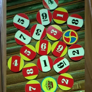 1 set biji karambol diameter 4 cm