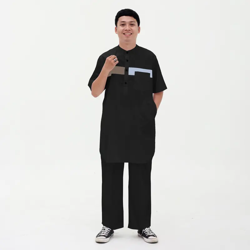 ATTHOWAF Baju koko Setelan Pria Muslim Dewasa Terbaru Bahan Super Spun Premium Giffari Series Original 6