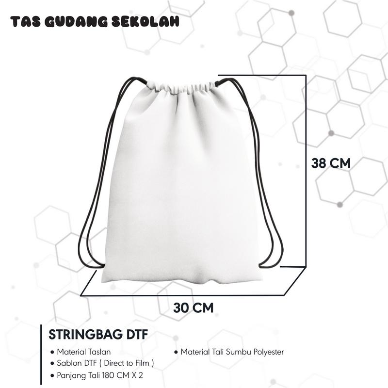 Product Introduction of Tas Serut Sekolah Toy Story Draw Bahan Perasut Nilon Anti Air 30cm x 38cm Tas Travel  Terlengkap 8
