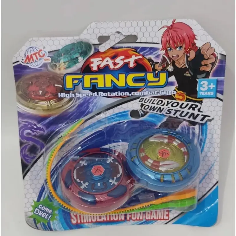 Mainan anak gangsing petarung spinning top isi 2pcs gasing Toys 2