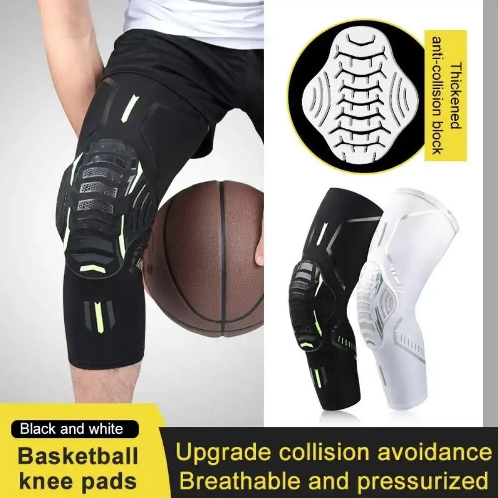 Basketball Kneepads Honeycomb Anti-collision Pressurized Breathable Anti-slip Outdoor Basketball Football Mountaineering Riding Protective Gear