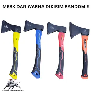 Kampak Gagang Fiber 600 Gram Kapak Belah Potong Kayu Besar 600g Model Camel Berkualitas GMJ