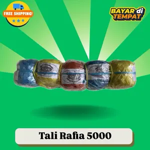 Tali Rafia 5000 (Isi 15 Pcs) – Tebal, Kuat & Serbaguna
