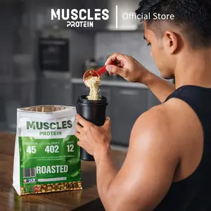 Muscles protein Whey Protein Bubuk Kedelai Murni 1000 Gram