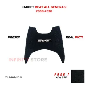 Karpet Beat Deluxe 2008-2026 Alas Pijakan Kaki Beat All Generasi Anti-Slip