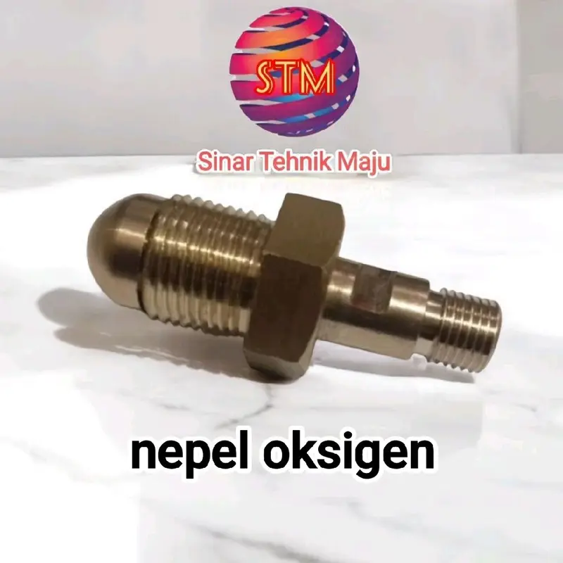 nepel oksigen drat ekor 1/4 bahan kuningan 0