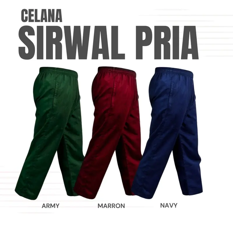 100 ribu dapat 3 Celana Sirwal Muslim Pria Dewasa 4
