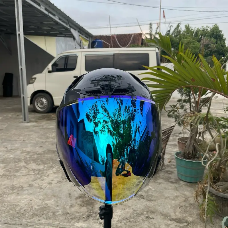 Kaca Helm Alv Ultron Pro Alv Ultron V1 Alv Genos + Plus Rachet visor helm motorcycle 6