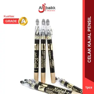 Celak Mata Kajal Pensil Waterproof Untuk Mata Indah Warna Hitam Dari Herbal Pilihan Kesehatan