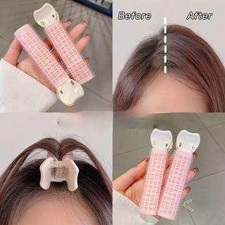 Kẹp tóc mái cố định tích hợp lô uốn tóc xoăn bồng bềnh không làm gãy tóc phong cách Hàn Quốc cho nữ