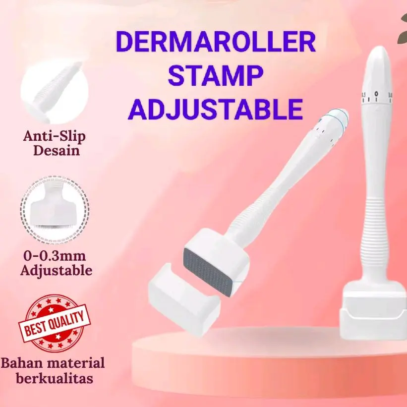 dermaroller stamp hydraroller stamp 0.1mm - 3.0mm microneedle mesogun mesoterapi stamp hydrapen hydra pin dermapen dr pen hydra pen bopeng skin booster hydra 20pin