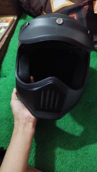 Product Review of HELM RETRO CAKIL FULL FACE HITAM DAY DEWASA PRIA WANITA ORIGINAL SNI from w**7 0