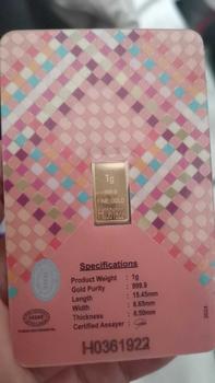 Product Review of HABIB 1g 999.9 Gold Bar (Anyaman) - Accredited By London Bullion Market Association (LBMA) from K**h 2