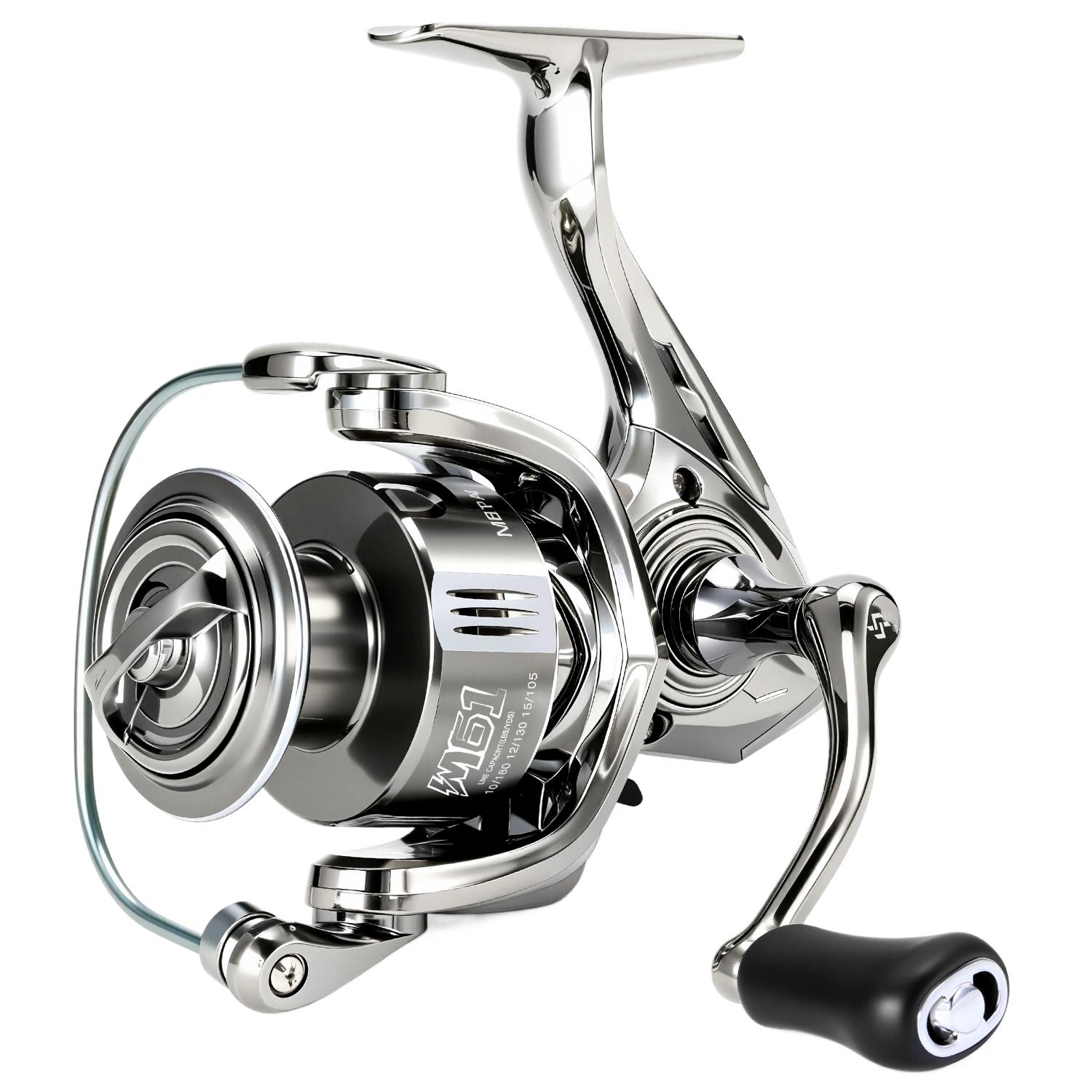 Sougayilang [COD] Reel Pancing Spinning Logam Seri 1000-4000 Baru dengan Gagang Logam power handle, Rasio Gigi 5.2:1, Reel Pancing Olahraga Luar Ruangan, Tersedia di Jakarta