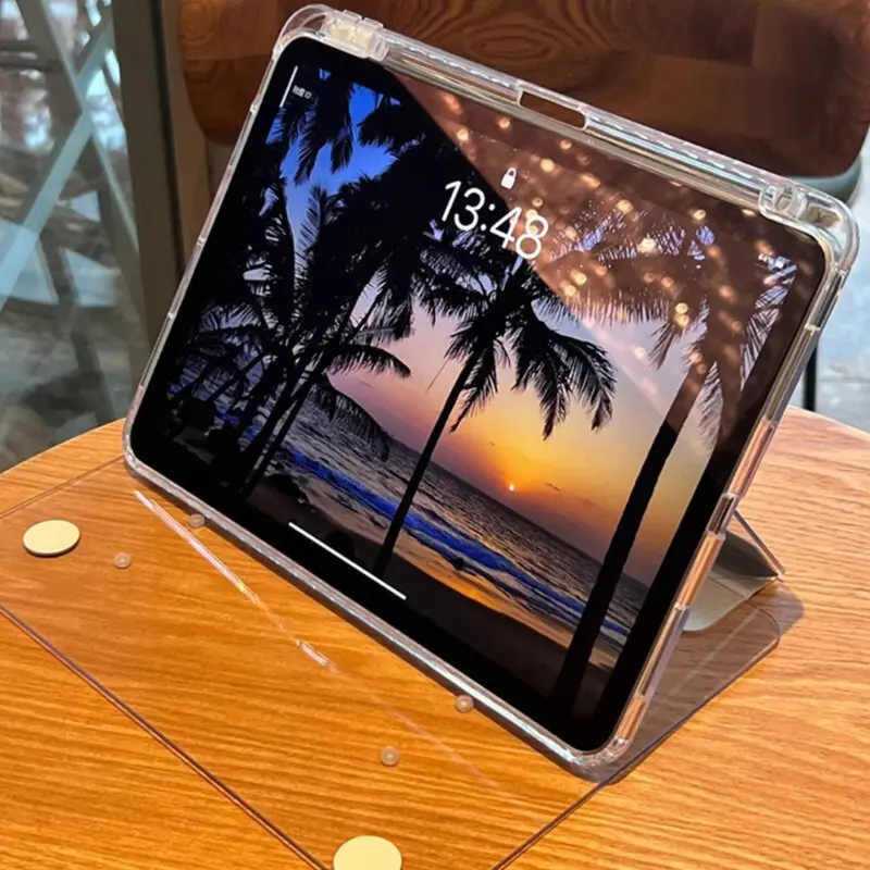 LEVINO Crystal Clear Degree 360 Rotate Crystal Case For Matepad Huawei 10.4 SE 11 INCH 2024 AIR11.5/11.5 23 PRO 11 PRO 10.8 HW 11.5"S 2024 Transparan Acrylic 6