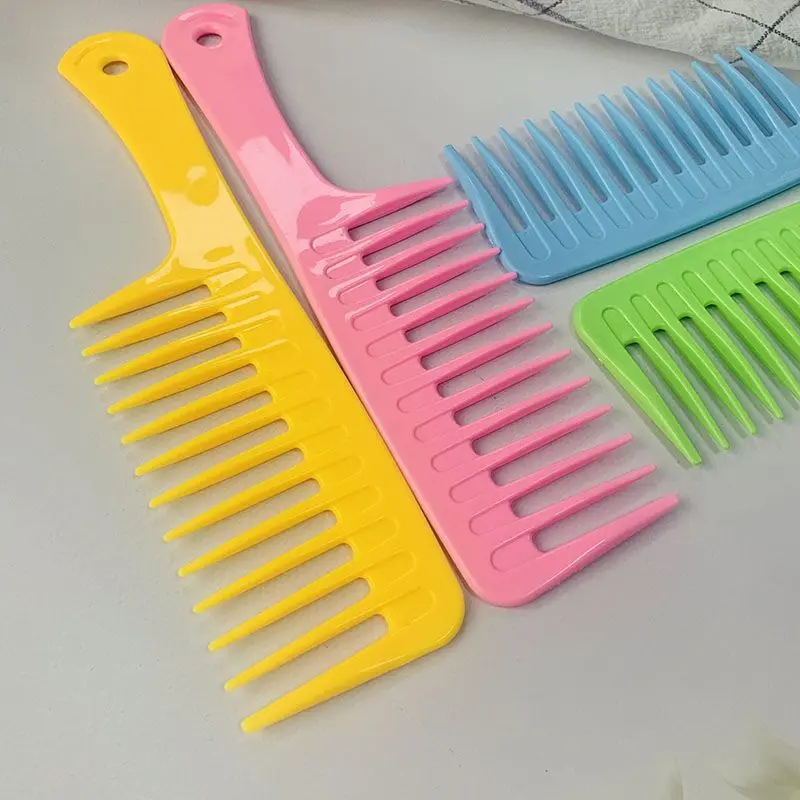 Sisir Besar / Sisir Salon / Sisir Rambut Keriting Gigi Besar Anti Statis / Sisir Kecantikan Hair Brush oishii SH P10 0